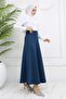 Scuba Flared Skirt Petrol 212 - 4
