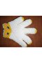 Hand Knitted Yellow Gloves Bath Loofah - 2