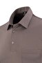 Men's Shirt Collar Pocket Classic Fit Mink T-Shirt - 5111 - 4