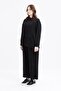Black-Large Pocket Side Zipper Lycra Large Size Tracksuit Set - 2