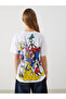 White Printed Women's T-Shirt - 4