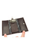 Genuine Cowhide Brown Tall Bridge Strap Hook Keychain (Long Case Keychain) - 2