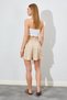 Women's Stone Waist Thick Elastic Loose Cut Modal Shorts Skirt - 4