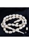 Mammoth Tooth (Tusk) Almond Cut 8X12Mm Rosary - 4