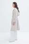 Stone-Belted Pocket Windbreaker Trench Coat - 3