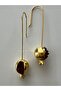 Sunshine-Newyear-Blessing-Blessing-New Year-Vintage-Ethnic Red Pomegranate Earrings - 4