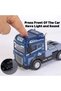 1:24 Attracting Metal Toy Truck Head with Friction Light and Music - 5