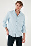 Cotton Regular Fit Buttoned Collar Shirt Men's Shirt Cf20S111871 - 2