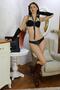 Women's Half Supported Lace Detailed Bra Set 4500 Black - 5