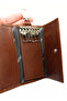 Genuine Cowhide Tan Tall Bridge Strap Hook Keychain (Long Case Keychain) - 2