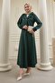 Emerald Green Scuba Suit with Short Bolero Skirt - 6