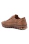 Z059 Women's Khaki Leather Daily Shoes - 4