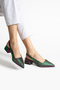 Brook Green Purple Gradient Detailed Heeled Shoes - Ballerinas - 6