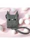 3/12 Year Old Child Ornament Bag with Cat Figure - 3