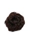Dark Brown Hair Elastic Bun Buckle