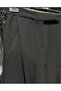 High Waist Belt and Pleat Detail Pocket Cigarette Ankle Length Pants - 8