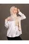 Shawl Women's Cream Magnet Shawl - 2