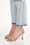 Women's Stone Embellished Evening Shoes - 4