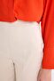 Cigarette Regular Waist Straight Leg Satin Pants J8743Az25Sm - 4