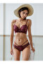 Women's Lace Detailed Boxed Padded Supported Push up Bra Set
