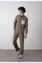 Limi Young Boy Soft Textured Knit Detailed Shirt Pants Suit