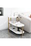 Multi-layer corner table for sofa