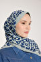 Pure Tone Shawl - Leopard Pattern - Çağla - Laci