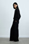 Black Luna Straight Cut Loose Trousers - 5