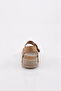P31 Women's Cross Strap Sandals Genuine Leather Beige Nubuck - 4