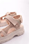 4740-22y Women's Thick Sole Velcro Sandals - 4