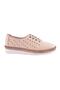 P57-23Y Women's Lace-Up Casual Shoes Genuine Leather Beige