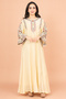 Mandarin Collar Hand Embroidered Jalabiya