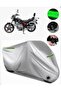 Arora Ym 150-A Compatible Motorcycle Tarpaulin Premium (Lock Compatible)-Gray