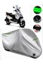 Piaggio X7 Evo 300 Compatible Motorcycle Tarpaulin Premium (Lock Compatible)-Gray