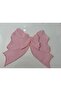 12 Pieces of First Quality Linen with Bow Pattern Embroidered American Service Plate and Presentation Napkin. - 4