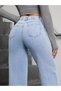 Women's Ice Blue Palazzo Jeans - 5