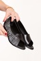 Women's Genuine Leather Short Heeled Comfortable Shoes Msa.42 - 7