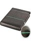 200X1500cm black Weed Barrier Fabric Heavy Duty, Woven Weed Control Fabric, Non-Slip Outdoor Floor - 7
