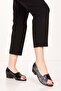Women's Genuine Leather Short Heeled Comfortable Shoes Msa.42 - 5