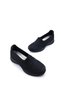 Krakers Anatomical Sole Laceless Women's Black Textile Casual Shoes - 3