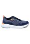 28040 Navy Blue - Orange Men's Sneaker Casual Sneakers - 4