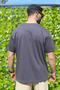 Men's Smoked Regular Lycra Single Jersey Fabric 100% Cotton Crew Neck Short Sleeve T-Shirt - 4