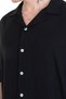 Relax Fit Relaxed Fit Short Sleeve Linen Blended Apaj Collar Sports Men's Shirt - 8