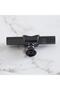 Metal Button Single Screw Drawer Kitchen Furniture Cabinet Wardrobe Handle Handle Handles Smoked - 4