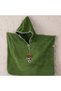 Funny Football Baby Poncho 100% Organic Cotton Embroidered Green 2-5 Years - 3