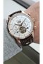 Rym-4123 Raymond Automatic Men's Wristwatch - Stainless Steel Case - Leather Cord