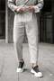 Men's Boyfriend Basic Trousers Gray - 3
