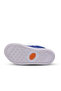 Pearl Double Velcro Leather Fur Lined Unisex Shoes Denim - 6