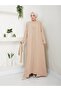 Women's Stone Detailed Abaya Suit Islamic Wear Combination - 2