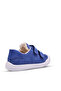 Pearl Double Velcro Leather Fur Lined Unisex Shoes Denim - 3